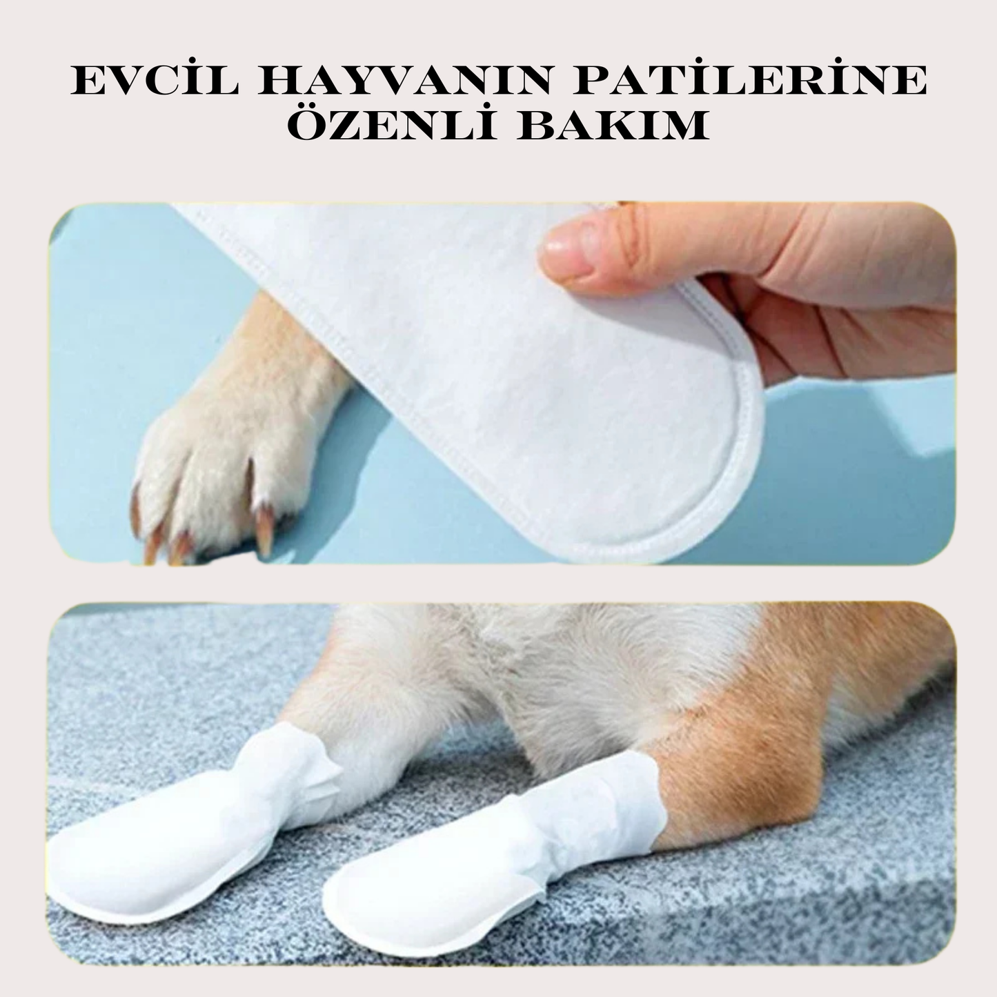 PatiKöşk™ Su Geçirmez Pati Koruyucu Ayak Kılıfları 3'lü Paket Toplam 60 Adet