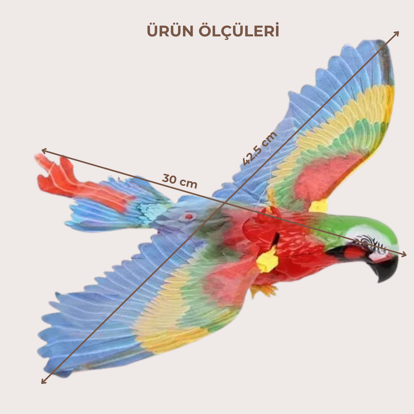 PatiKöşk™ Uçan Evcil Hayvan Oyuncağı ( Papağan ve Kartal )