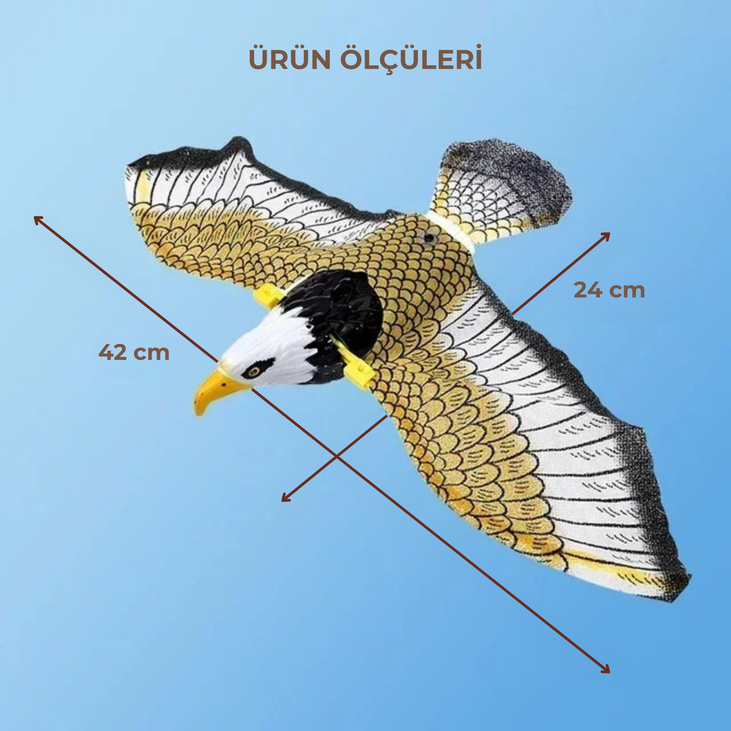 PatiKöşk™ Uçan Evcil Hayvan Oyuncağı ( Papağan ve Kartal )