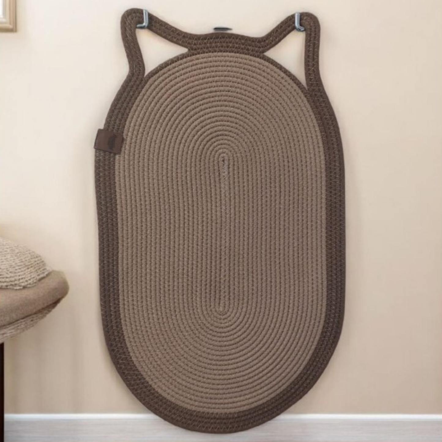 PatiKöşk™ Mikopet Dekoratif Kulaklı Kedi Tırmalama Paspası (Ürün Kodu: PK 42)