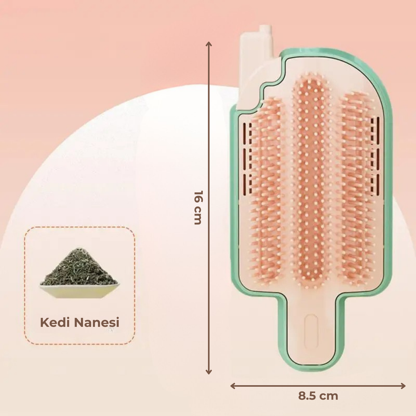 PatiKöşk™ Kedi Otu Hazneli Kedi Kaşınma Aparatı (Ürün Kodu: PK 55)