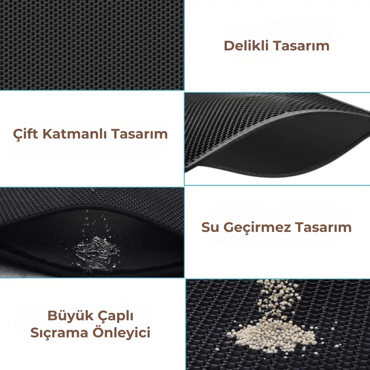 PatiKöşk™ Kedi Tuvalet Önü Paspası