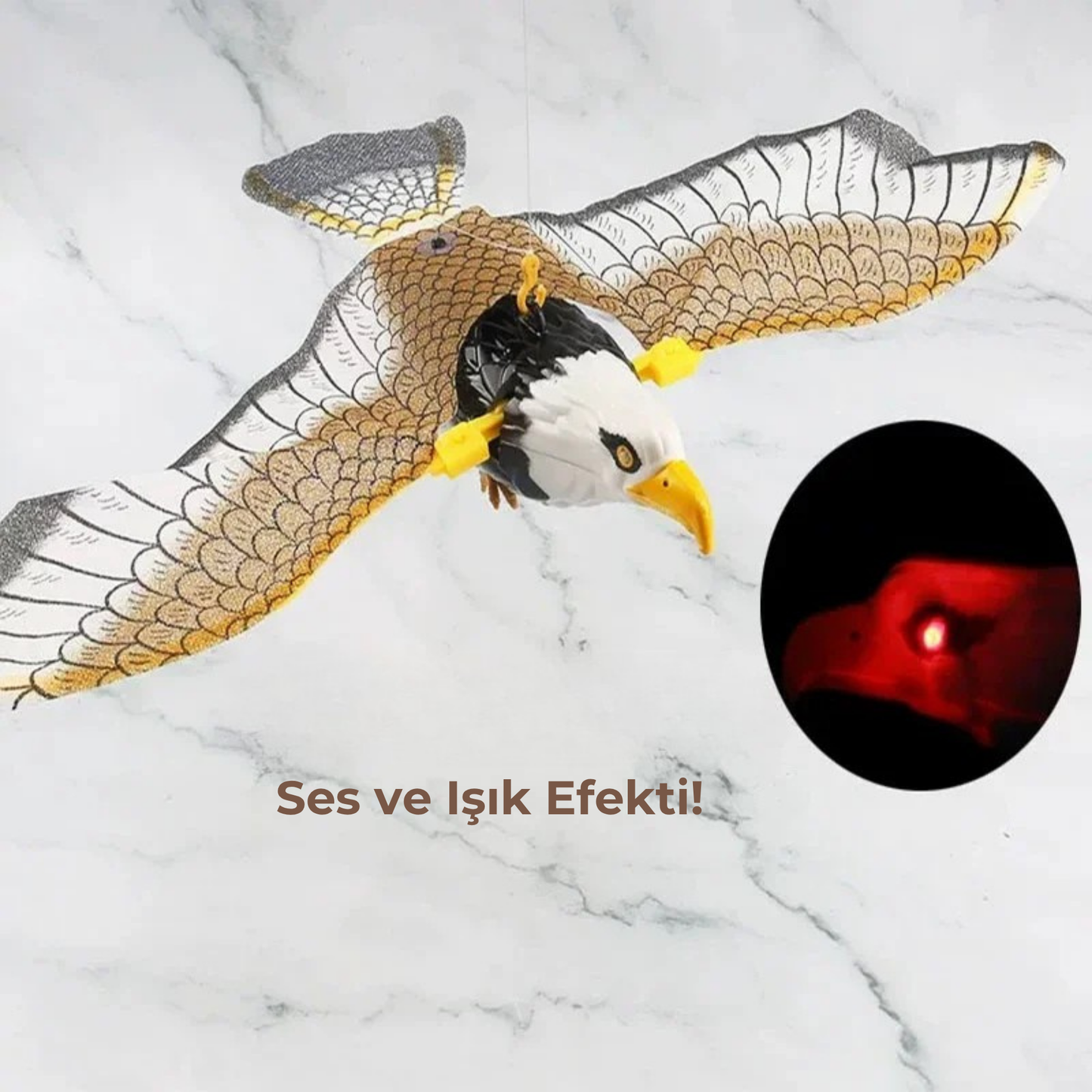 PatiKöşk™ Uçan Evcil Hayvan Oyuncağı ( Papağan ve Kartal ) (Ürün Kodu: PK 68)