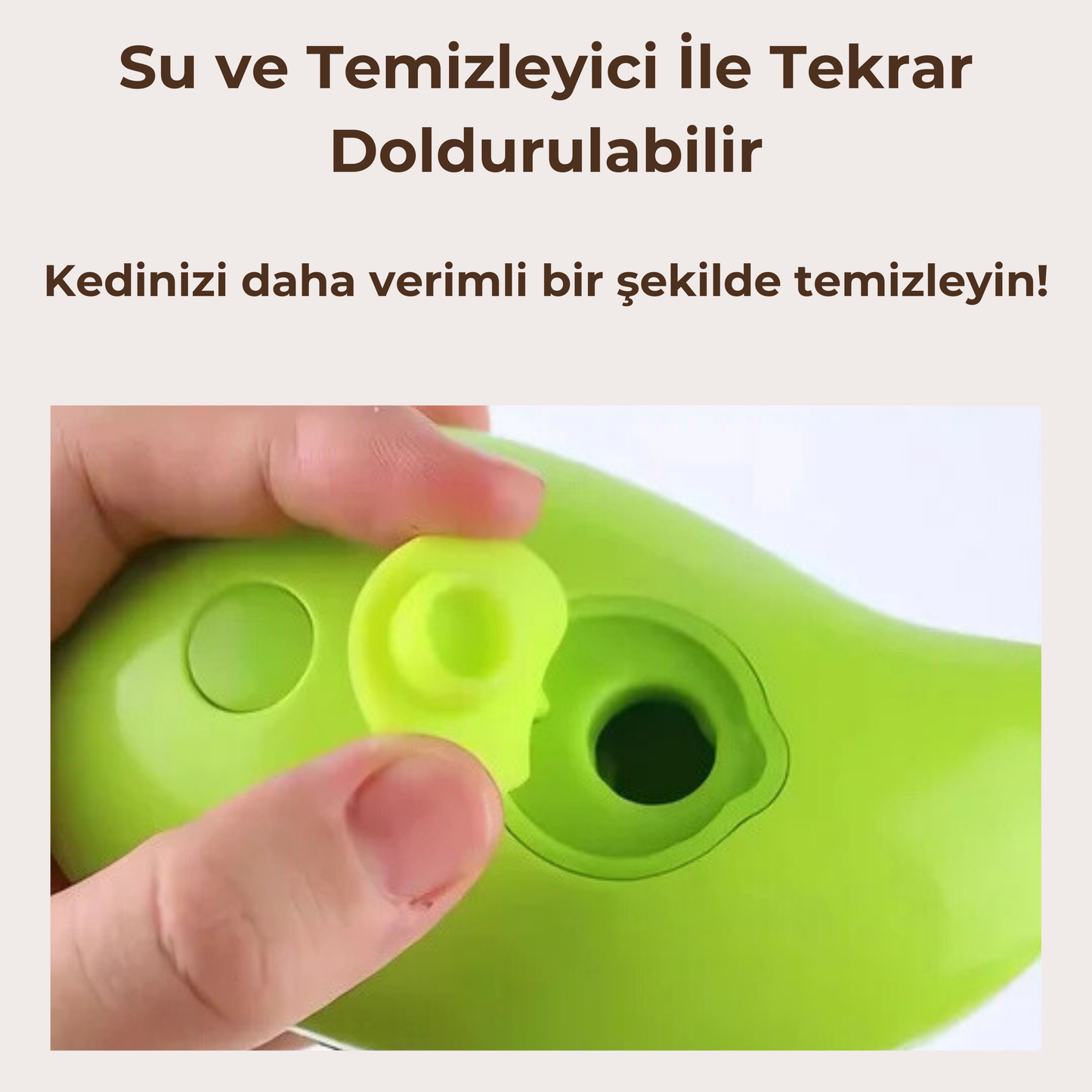PatiKöşk™ 3'ü 1 Arada Buharlı Evcil Hayvan Bakım Fırçası (Tüy Alma, Temizleme ve Masaj Fonksiyonu)