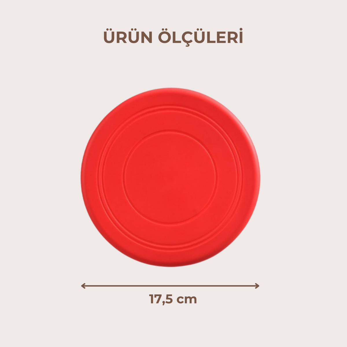 PatiKöşk™ Silikon Frizbi Köpek Oyuncağı (Ürün Kodu: PK 135)