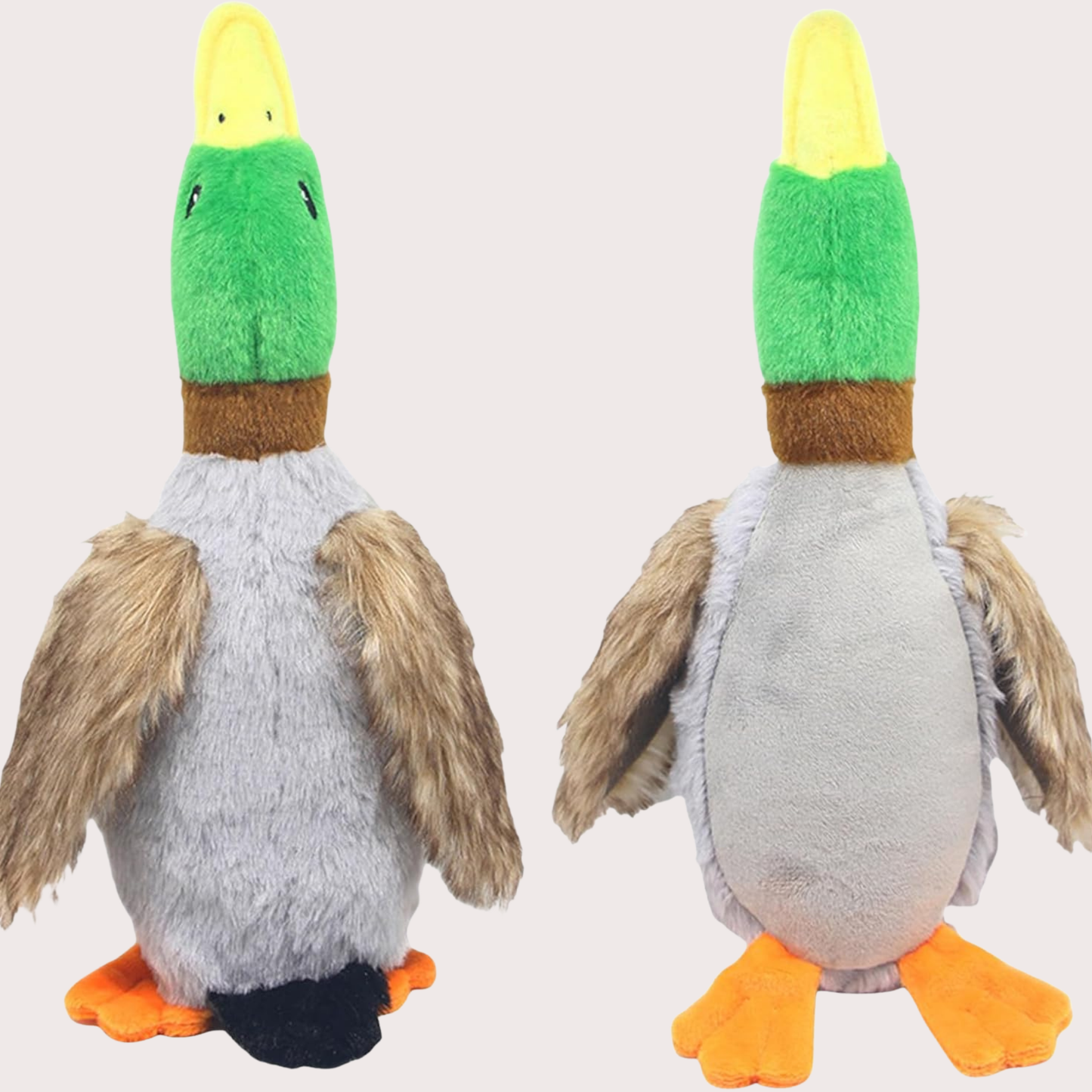 PatiKöşk™ Sesli Ördek Şekilli Peluş Köpek Oyuncağı