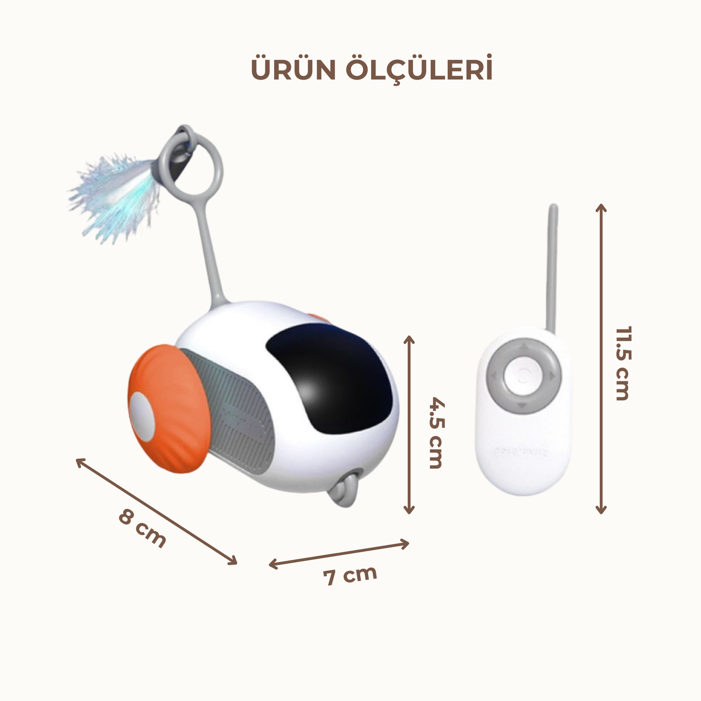 PatiKöşk™ Uzaktan Kumandalı Robot Oyuncak (Ürün Kodu: PK 100)