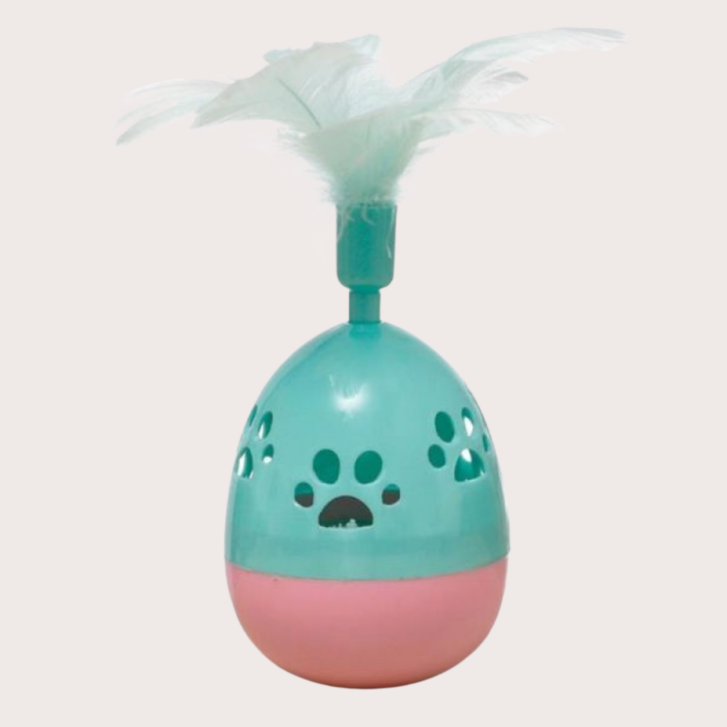 PatiKöşk™ Pati Desenli Tüylü Hacı Yatmaz Oyuncak (Ürün Kodu: PK 160)