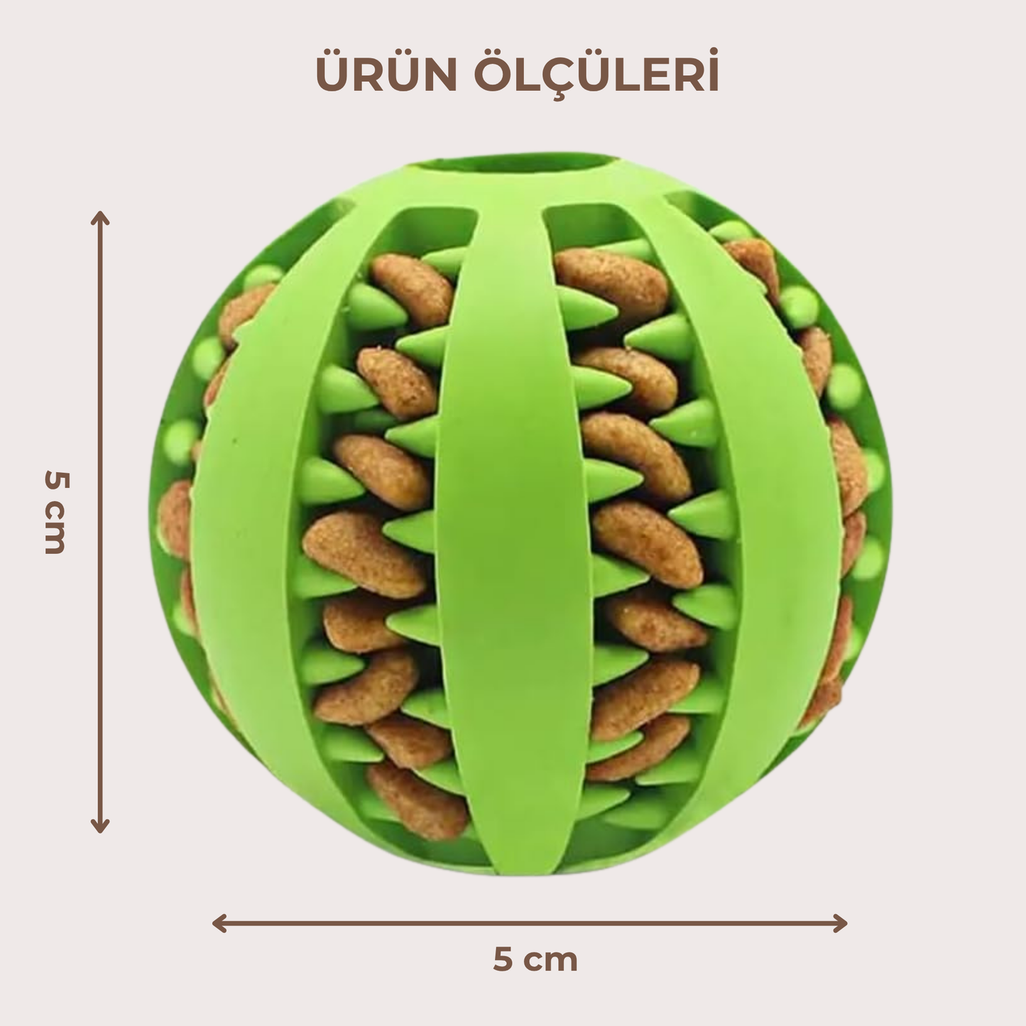 PatiKöşk™ Mama Hazneli Köpek Eğitim Ve Oyun Topu (Ürün Kodu: PK 91)