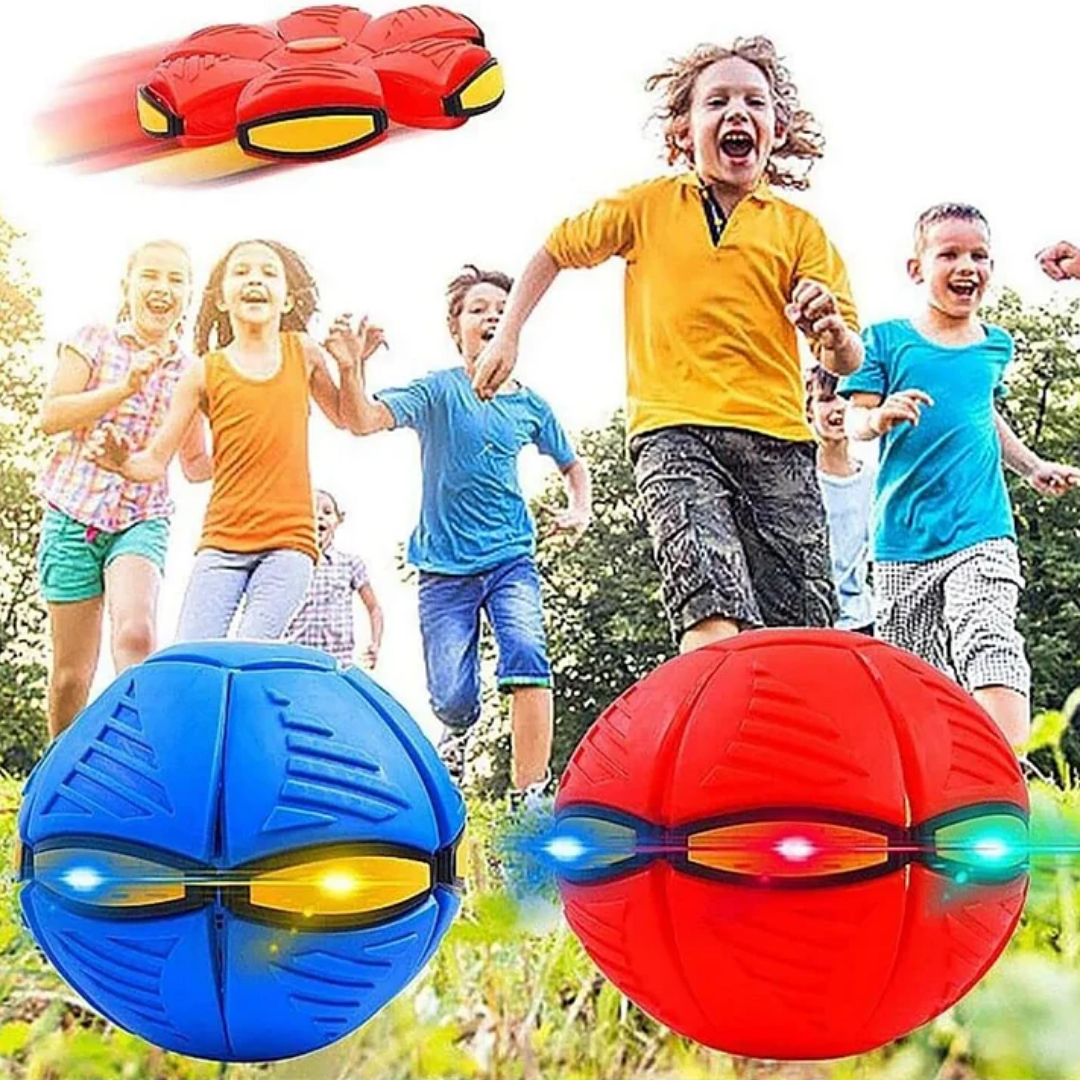 PatiKöşk™ Işıklı Zıplayan Frizbi Evcil Hayvan Uçan Ufo Topu