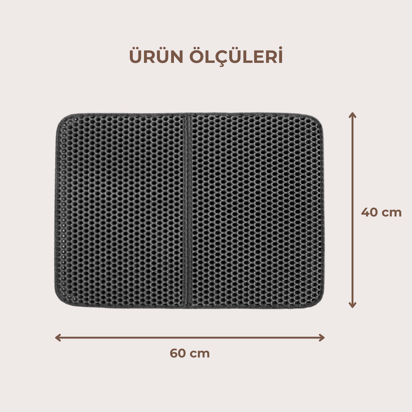 PatiKöşk™ Kedi Tuvalet Önü Paspası (Ürün Kodu: PK 45)