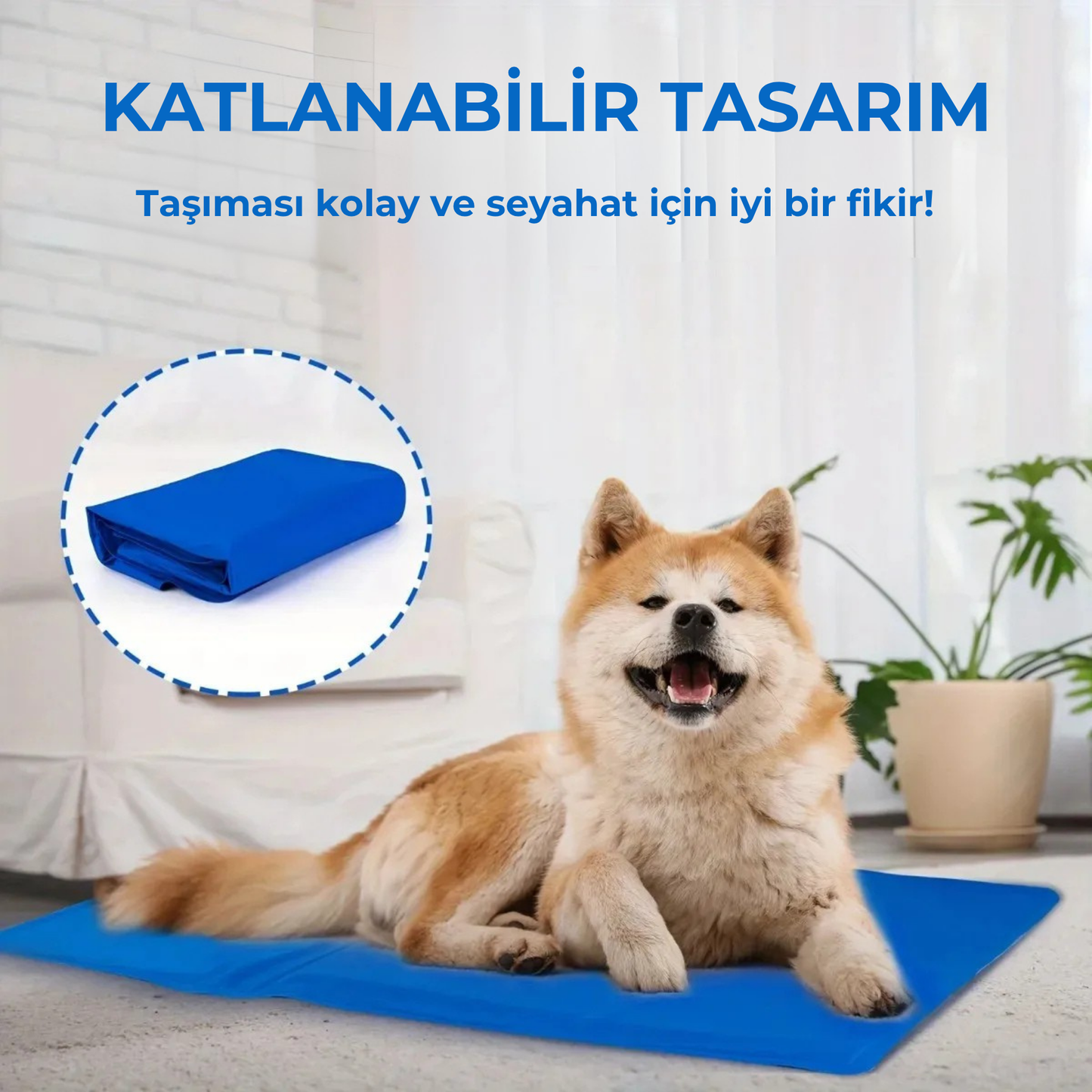 PatiKöşk™ Evcil Hayvan Soğutucu Yatak Mat