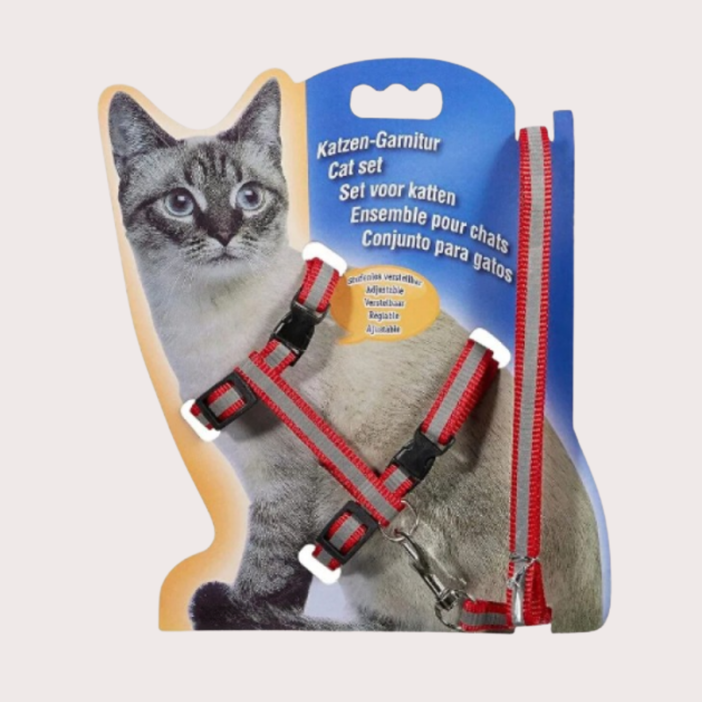 PatiKöşk™ Reflektörlü Kedi Gezdirme Tasması (Ürün Kodu: PK 188)