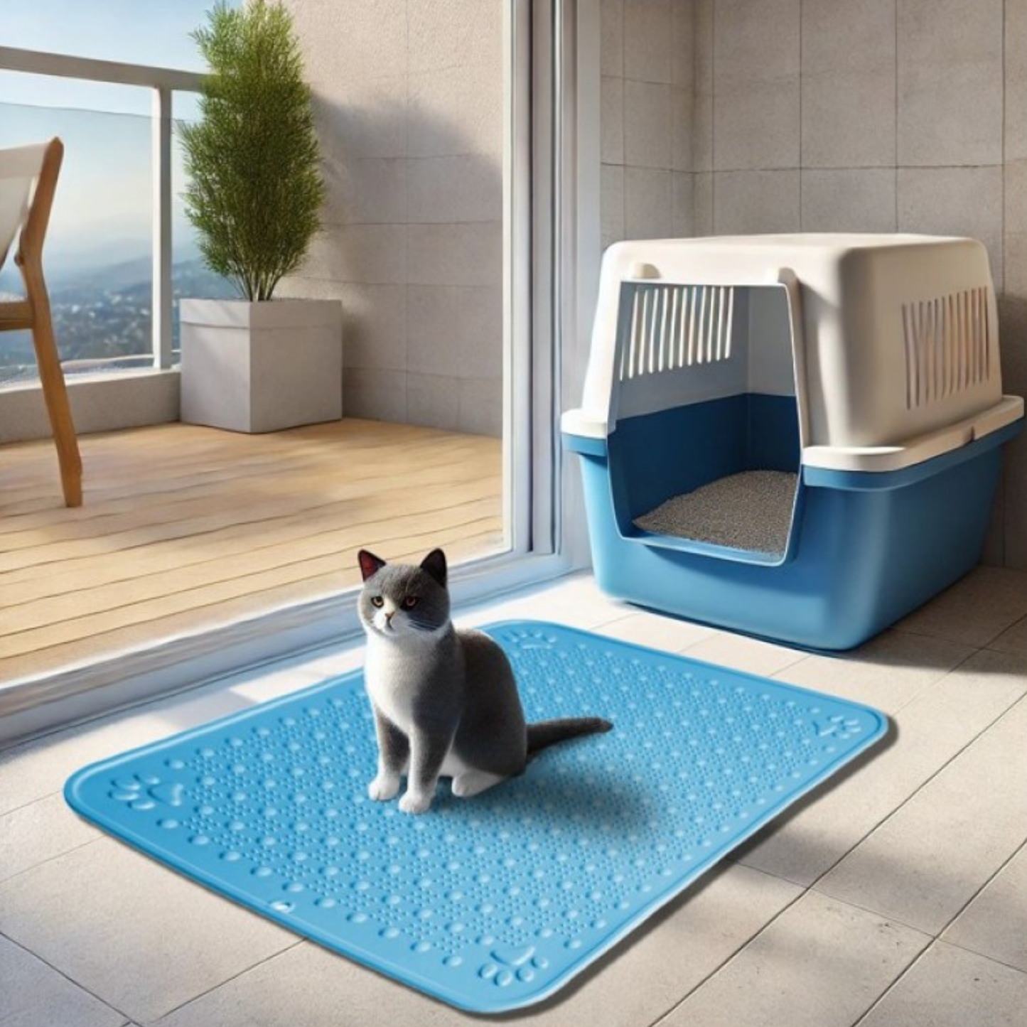 PatiKöşk™ Mikopet Evcil Hayvan Tuvalet Önü Paspası (Ürün Kodu: PK 140)