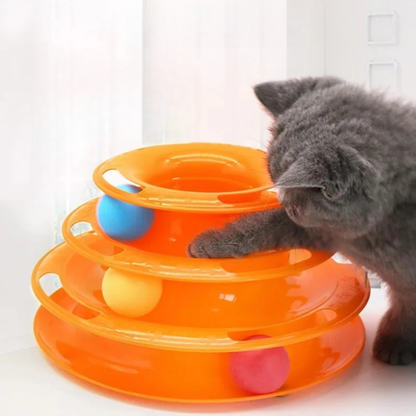 PatiKöşk™ 3 Katlı Kedi Oyuncağı