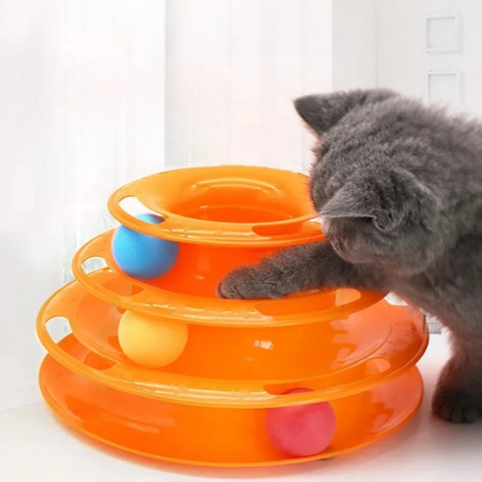PatiKöşk™ 3 Katlı Kedi Oyuncağı
