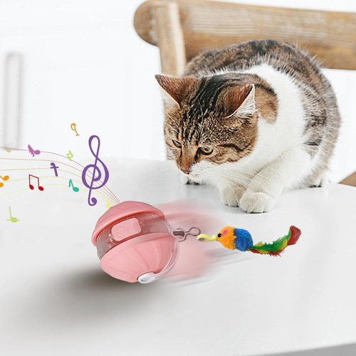 PatiKöşk™ Şarjlı Hareketli Kedi Oyuncak Topu (Ürün Kodu: PK 150)