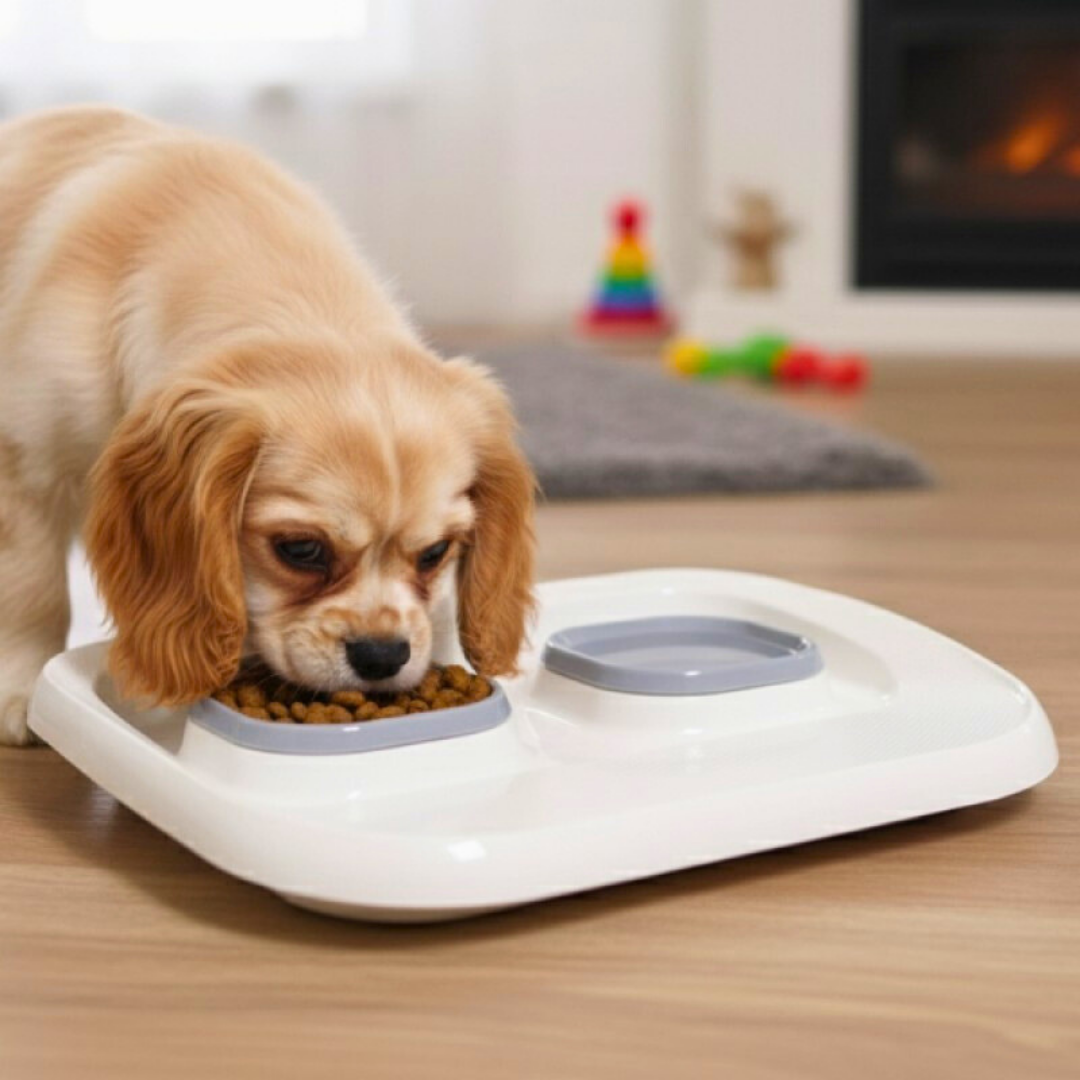 PatiKöşk™ Mikopet 2'si 1 Arada Mama Ve Su Kabı (Ürün Kodu: PK 96)