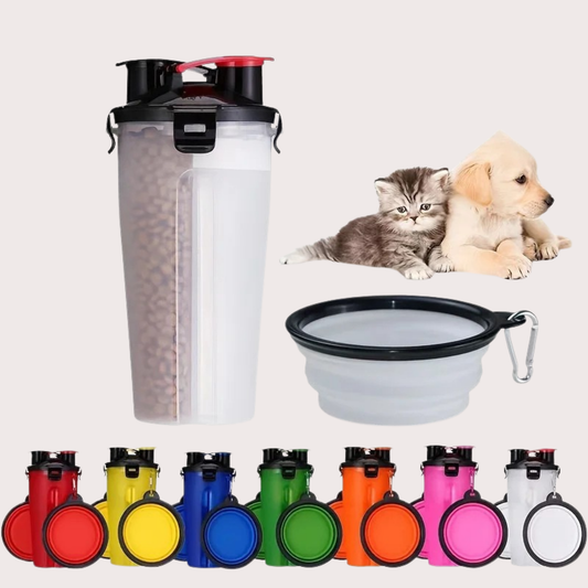 PatiKöşk™ Evcil Hayvan Mama ve Su Taşıma Seti