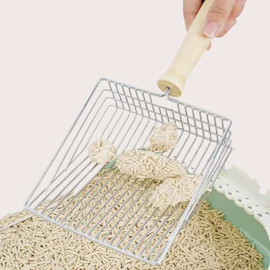 PatiKöşk™ Ahşap Saplı Metal Kum Temizleme Küreği (Ürün Kodu: PK 171)