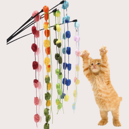 PatiKöşk™ Çıngıraklı Kedi Oyun Oltası (Ürün Kodu: PK 127)