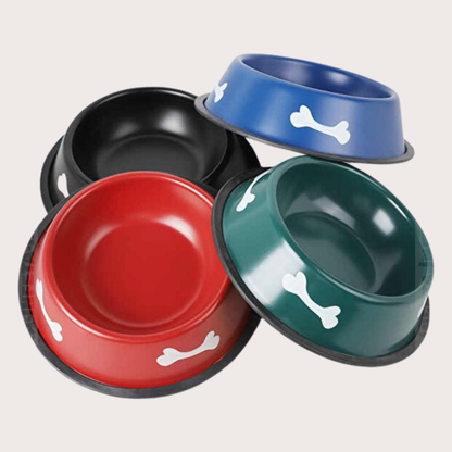 PatiKöşk™ Desenli Metal Mama Kabı (Ürün Kodu: PK 128)