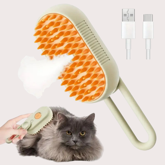 PatiKöşk™ Evcil Hayvan Buharlı Bakım Tarağı