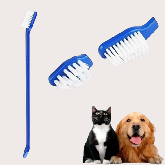 PatiKöşk™ Plastik Evcil Hayvan Diş Fırçası 4 Adet