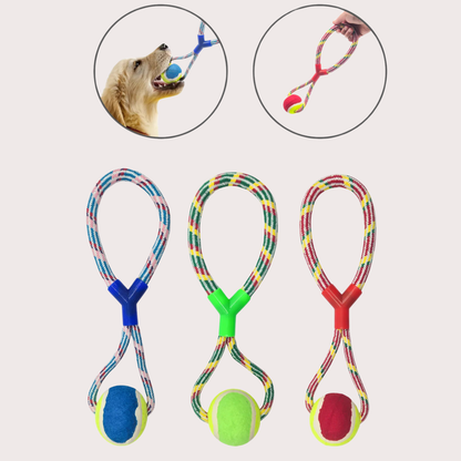 PatiKöşk™ İpli Köpek Oyun Topu (Ürün Kodu: PK 131)