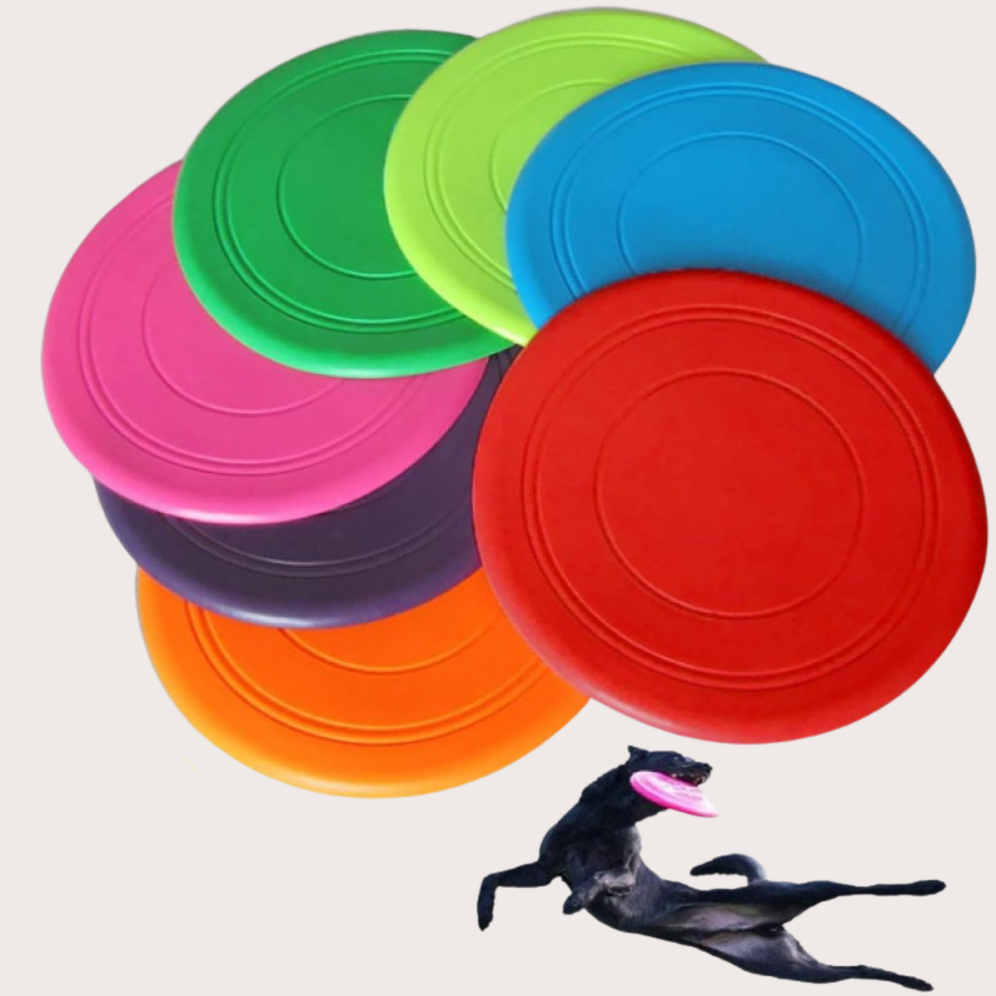 PatiKöşk™ Silikon Frizbi Köpek Oyuncağı (Ürün Kodu: PK 135)