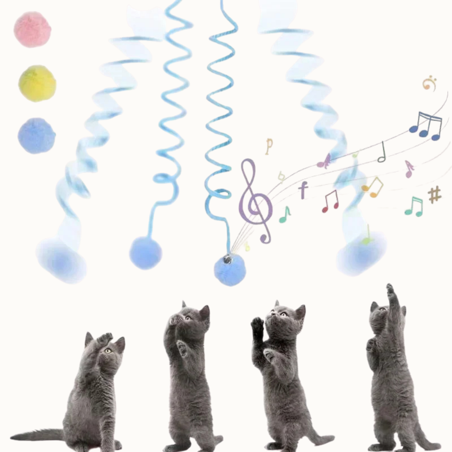 PatiKöşk™ Elastik Yaylı Asılabilir Peluş Oyuncak (Ürün Kodu: PK 181)