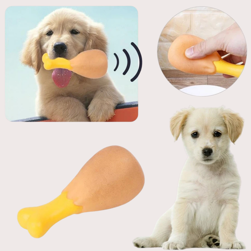 PatiKöşk™ Köpekler İçin Sesli Oyuncak Tavuk Butu (Ürün Kodu: PK 115)