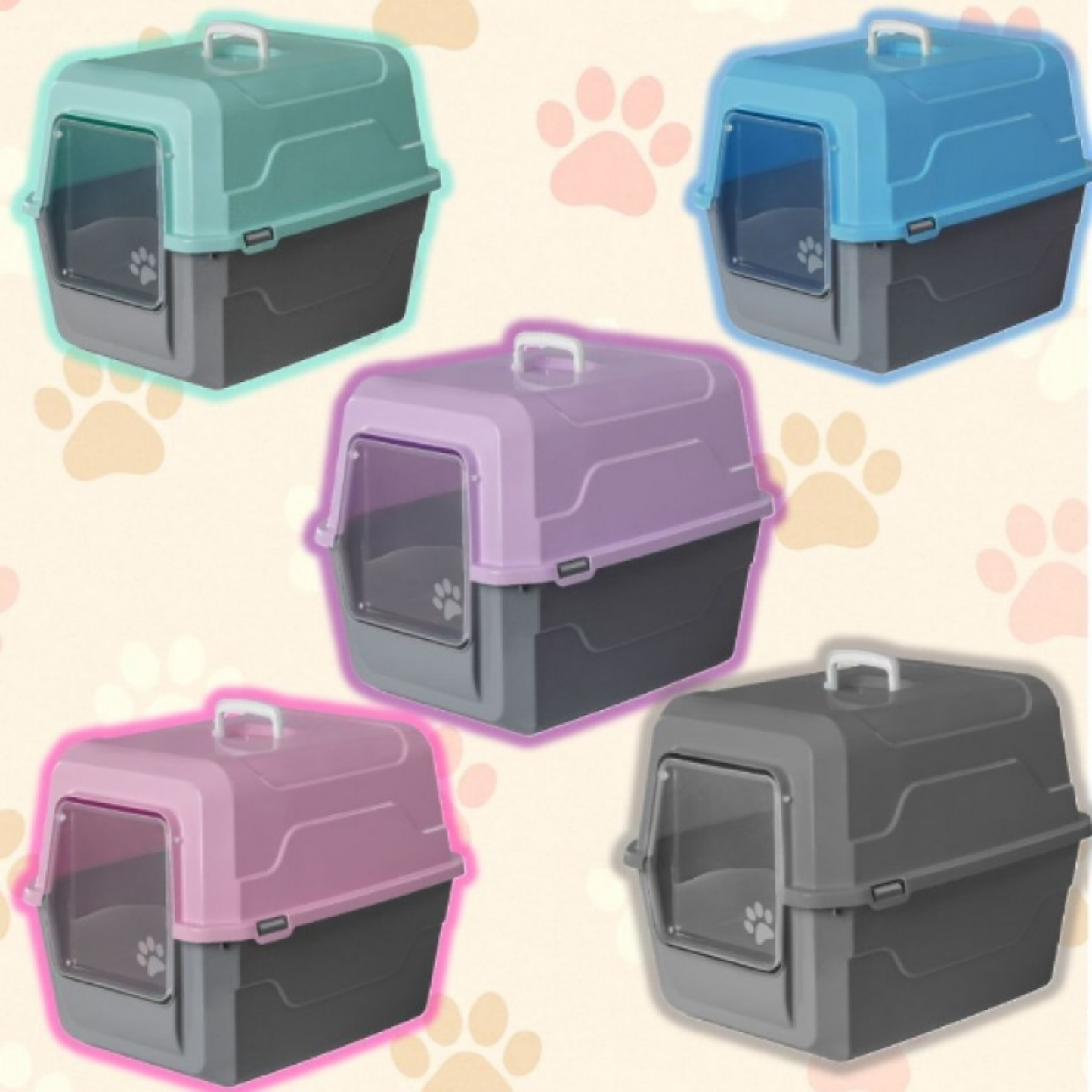PatiKöşk™ Mikopet Deluxe Kapalı Kedi Tuvaleti (Ürün Kodu: PK 191)