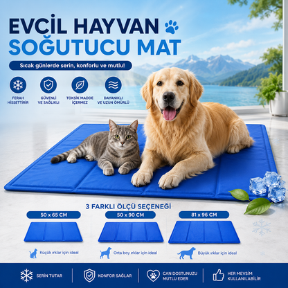 PatiKöşk™ Evcil Hayvan Soğutucu Yatak Mat (Ürün Kodu: PK 16)