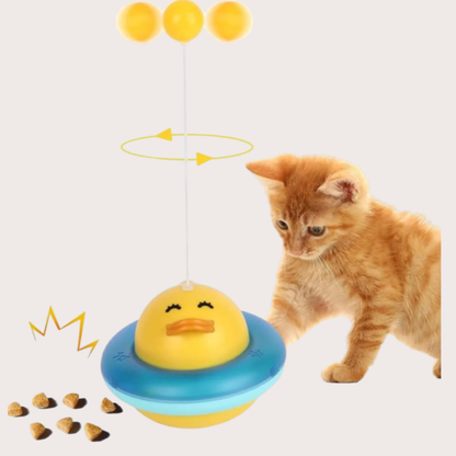 PatiKöşk™ UFO Şekilli Ördek Kedi Oyuncağı (Ürün Kodu: PK 152)