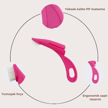 PatiKöşk™ Ergonomik Evcil Hayvan Diş Fırçası (Ürün Kodu: PK 117)