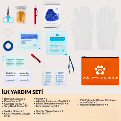 PatiKöşk™ Evcil Hayvan İlk Yardım Seti Çantası