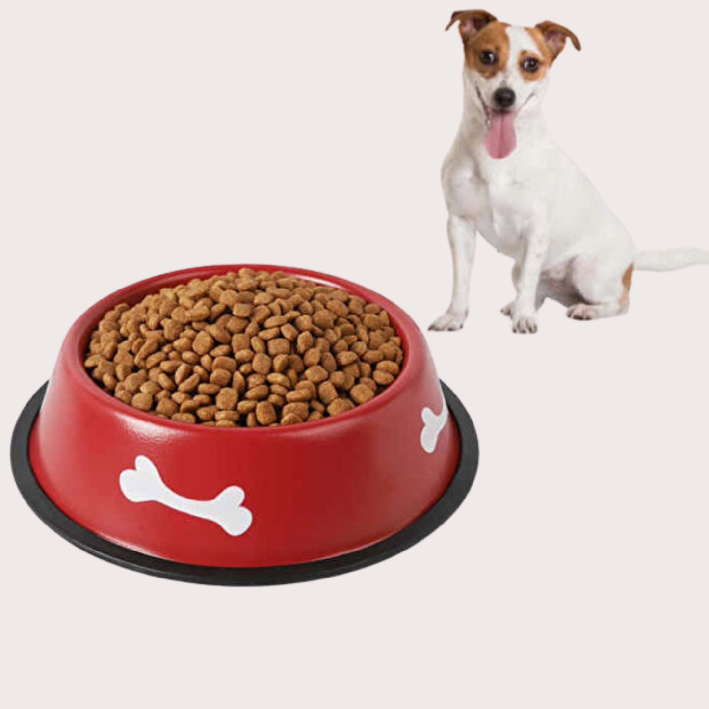 PatiKöşk™ Desenli Metal Mama Kabı (Ürün Kodu: PK 128)