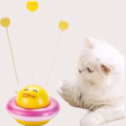 PatiKöşk™ UFO Şekilli Ördek Kedi Oyuncağı (Ürün Kodu: PK 152)