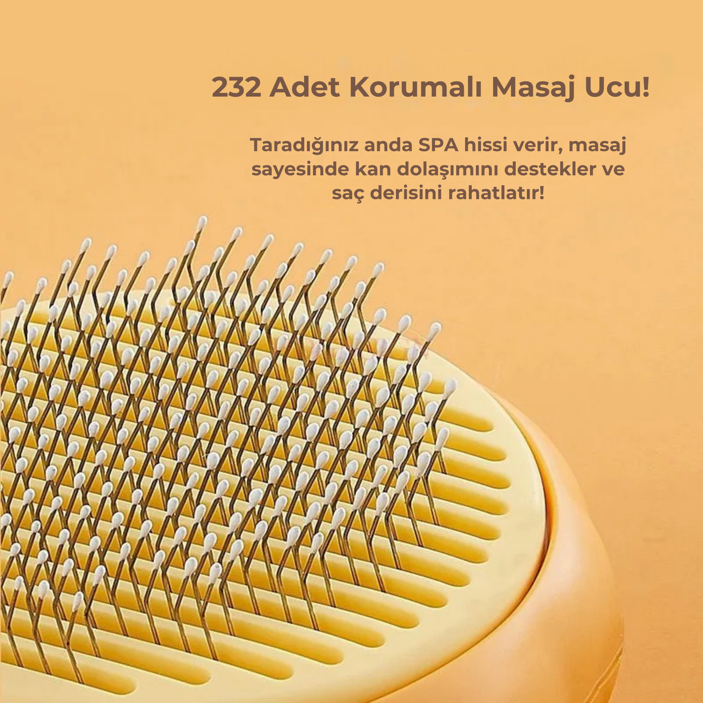 PatiKöşk™ Kabak Tasarımlı Evcil Hayvan Tarağı (Ürün Kodu: PK 183)