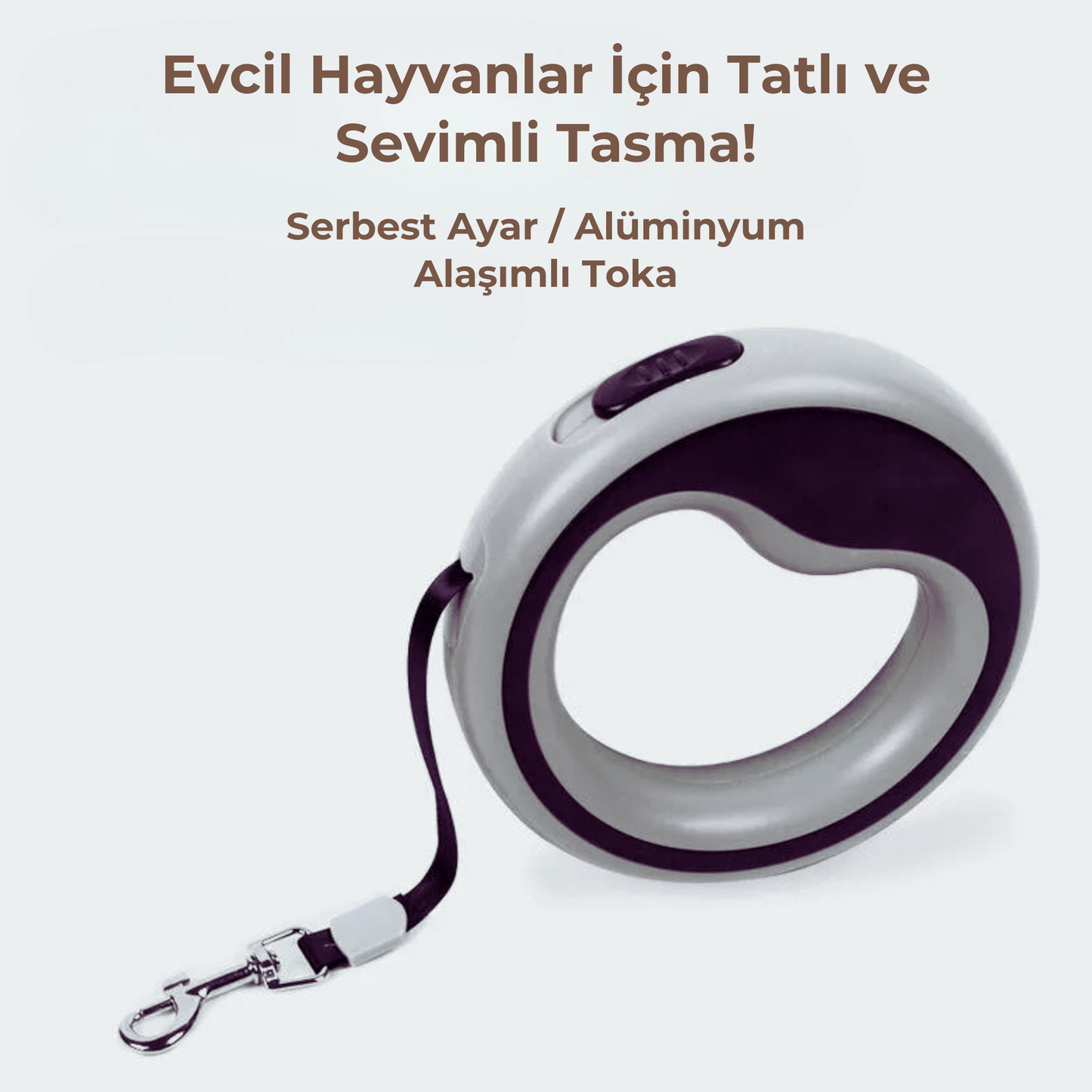 PatiKöşk™ 2.5 Metre Otomatik Köpek Gezdirme Tasması (Küçük, Orta ve Büyük Irk Köpekler İçin Uygun)