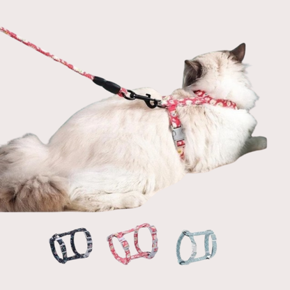 PatiKöşk™ Kedi Gezdirme Göğüs Tasması