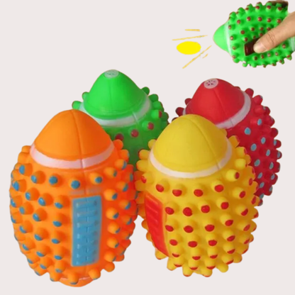 PatiKöşk™ Renkli Ve Sesli Evcil Hayvan Isırma Topu (Ürün Kodu: PK 149)