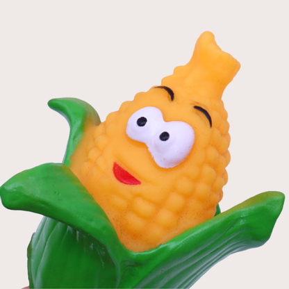 PatiKöşk™ Sevimli Mısır Sesli Köpek Oyuncağı (Ürün Kodu: PK 138)