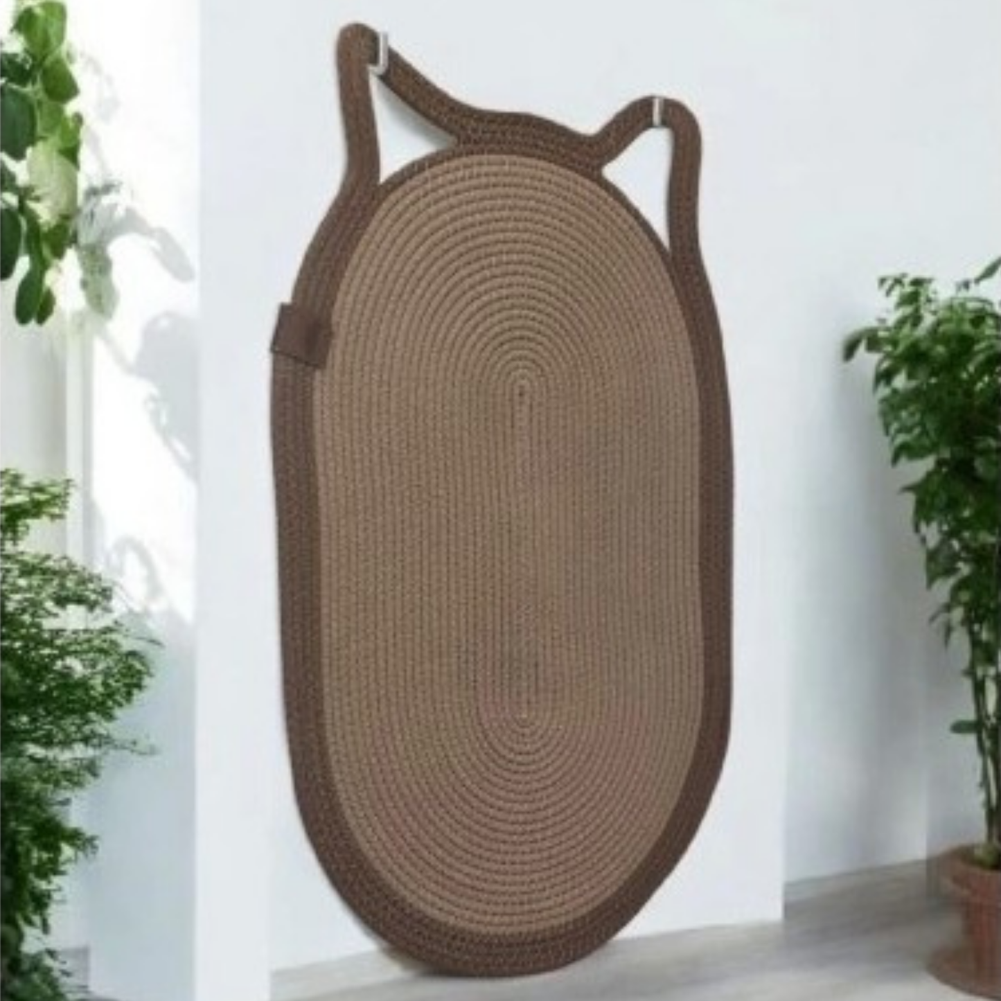 PatiKöşk™ Mikopet Dekoratif Kulaklı Kedi Tırmalama Paspası (Ürün Kodu: PK 42)