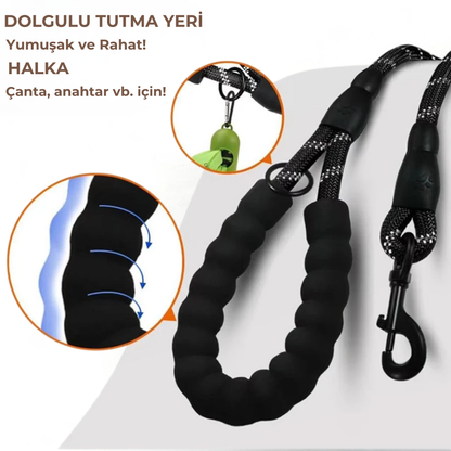 PatiKöşk™ Reflektörlü Köpek Tasması (Ürün Kodu: PK 94)