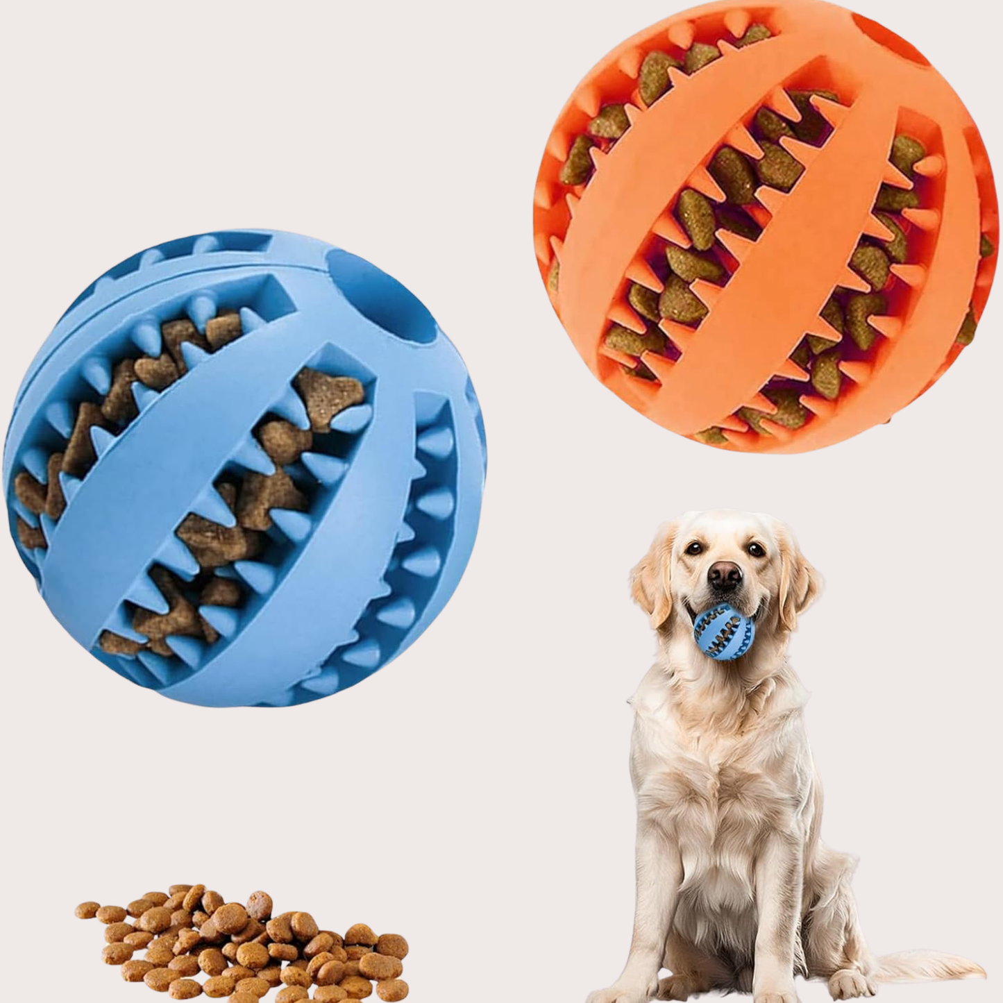 PatiKöşk™ Mama Hazneli Köpek Eğitim Ve Oyun Topu