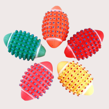 PatiKöşk™ Renkli Ve Sesli Evcil Hayvan Isırma Topu (Ürün Kodu: PK 149)