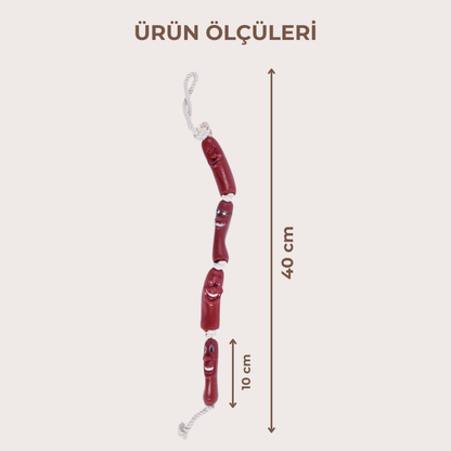 PatiKöşk™ Köpek Sosis Oyuncağı (Ürün Kodu: PK 148)