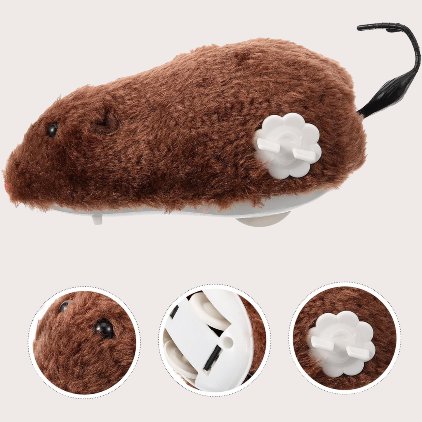 PatiKöşk™ Kurmalı Fare Kedi Eğitim Oyuncağı (Ürün Kodu: PK 81)